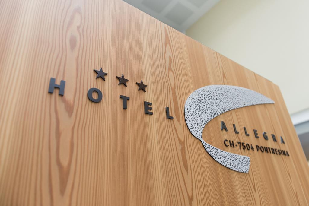 Hotel Allegra 3 Stern Superior Понтрезина Екстериор снимка